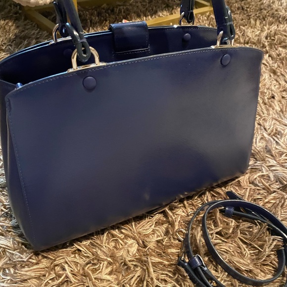 Kate Spade Blue Satchel with Gold Accents - Picture 3 of 9